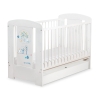 Baby cot bed 120x60cm Lovely birds with drawer STANDARD