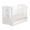 Baby cot bed 120x60cm Lovely birds with drawer STANDARD