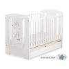 Baby cot bed 120x60cm Lovely birds with drawer STANDARD
