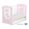Baby cot bed 120x60cm Lovely birds with drawer STANDARD