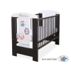 Baby cot bed 120x60cm Owls White - Brown Model: 425