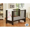 Baby cot bed 120x60cm Owls White - Brown Model: 426
