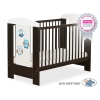 Baby cot bed 120x60cm Owls White - Brown Model: 427