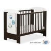 Baby cot bed 120x60cm Owls White - Brown Model: 427