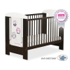 Baby cot bed 120x60cm Owls White - Brown Model: 429