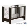 Baby cot bed 120x60cm Owls White - Brown Model: 429