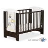 Baby cot bed 120x60cm Owls White - Brown Model: 432