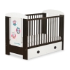 Baby cot bed 120x60cm Owls with drawer MAXI