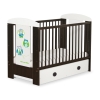 Baby cot bed 120x60cm Owls with drawer MAXI