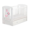 Baby cot bed 120x60cm Owls with drawer MAXI
