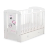 Baby cot bed 120x60cm Owls with drawer MAXI