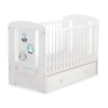 Baby cot bed 120x60cm Owls with drawer MAXI