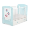 Baby cot bed 120x60cm Owls with drawer MAXI