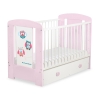 Baby cot bed 120x60cm Owls with drawer MAXI