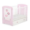 Baby cot bed 120x60cm Owls with drawer MAXI