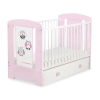 Baby cot bed 120x60cm Owls with drawer MAXI