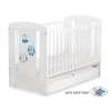 Baby cot bed 120x60cm Owls with drawer STANDARD
