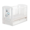 Baby cot bed 120x60cm Owls with drawer STANDARD