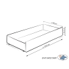 Baby cot bed 120x60cm Owls with drawer STANDARD