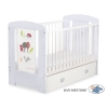 Baby cot bed 120x60cm Secret forest with drawer MAXI