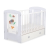Baby cot bed 120x60cm Secret forest with drawer MAXI