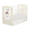 Baby cot bed 120x60cm Secret forest with drawer MAXI
