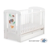 Baby cot bed 120x60cm Secret forest with drawer STANDARD