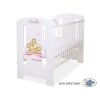 Baby cot bed 120x60cm Tedy Bear Barnaba White Model: 800