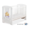 Baby cot bed 120x60cm Tedy Bear Barnaba White Model: 801