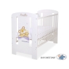 Baby cot bed 120x60cm Tedy Bear Barnaba White Model: 801