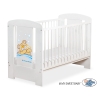 Baby cot bed 120x60cm Tedy Bear Barnaba White Model: 803