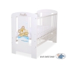 Baby cot bed 120x60cm Tedy Bear Barnaba White Model: 803