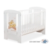 Baby cot bed 120x60cm Tedy Bear Barnaba White Model: 805