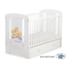 Baby cot bed 120x60cm Tedy Bear Barnaba with drawer MAXI