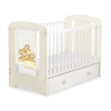 Baby cot bed 120x60cm Tedy Bear Barnaba with drawer MAXI