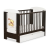 Baby cot bed 120x60cm Tedy Bear with bow cream with drawer STANDARD