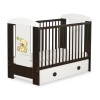 Baby cot bed 120x60cm Tedy Bear with bow with drawer MAXI