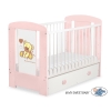 Baby cot bed 120x60cm Tedy Bear with bow with drawer MAXI