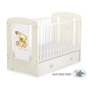 Baby cot bed 120x60cm Tedy Bear with bow with drawer MAXI