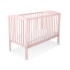 Baby cot bed 120x60cm with crown no. 5006-01- powder pink