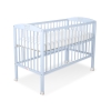 Baby cot bed 120x60cm with crown no. 5006-03- blue