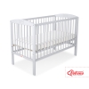Baby cot bed 120x60cm with crown no. 5006-06- Gray