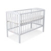 Baby cot bed 120x60cm with crown no. 5006-06- Gray