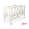 Baby cot bed 120x60cm with crown no. 5006-10- cream