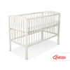 Baby cot bed 120x60cm with crown no. 5006-10- cream