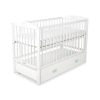 Baby cot bed 120x60cm with crown with drawer MAXI
