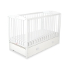Baby cot bed 120x60cm with crown with drawer MAXI