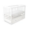 Baby cot bed 120x60cm with crown with drawer MAXI