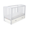 Baby cot bed 120x60cm with crown with drawer MAXI