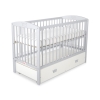 Baby cot bed 120x60cm with crown with drawer MAXI